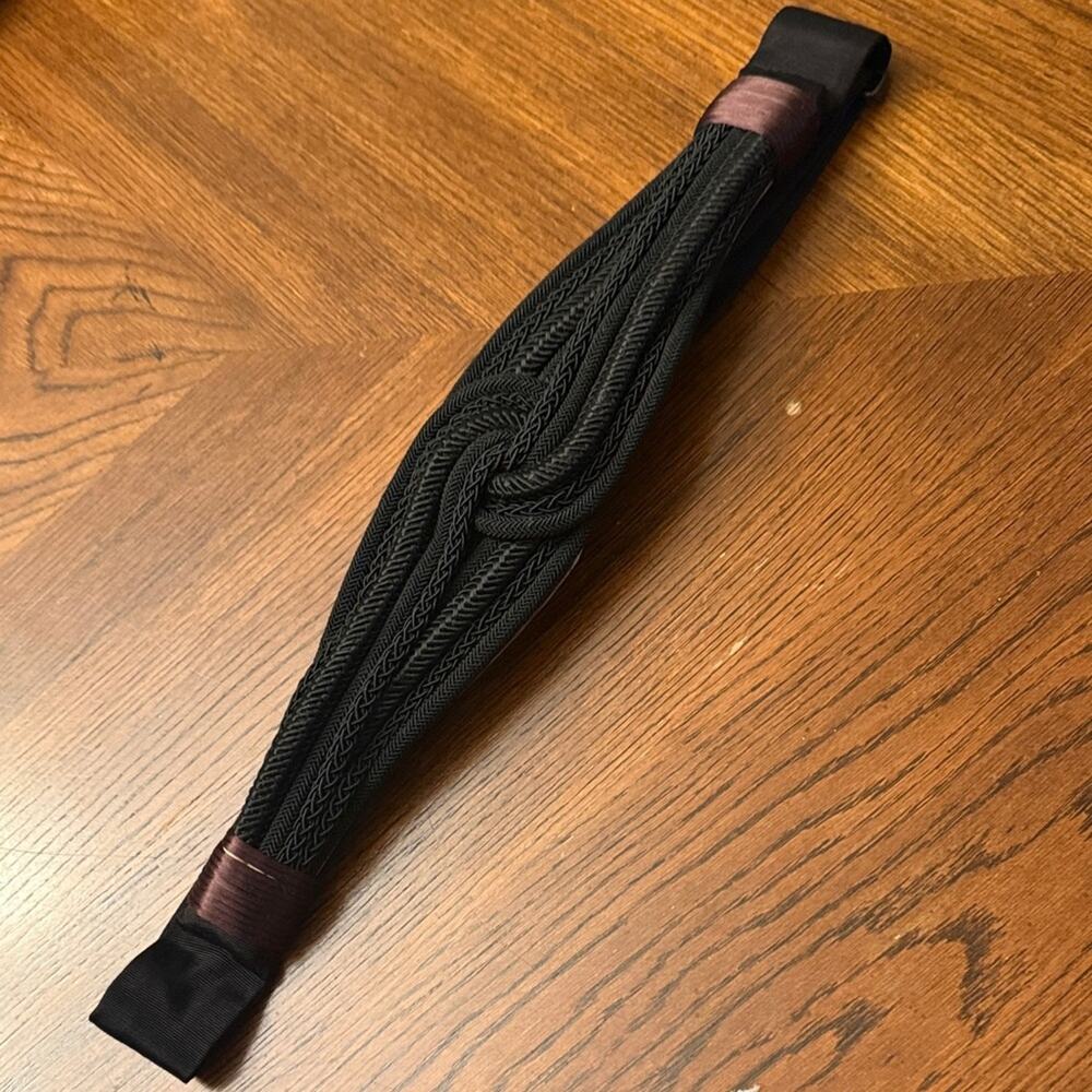 Carolyn Tanner Designs Belt Black Brown Cummberband M/L